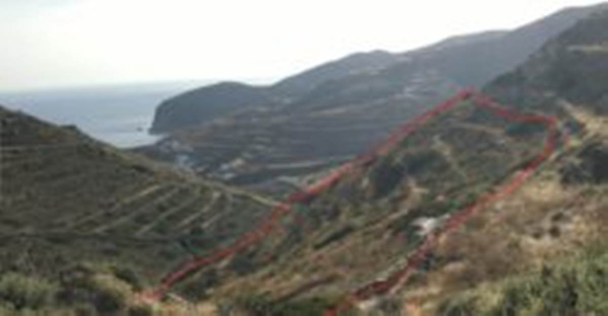 Φολέγανδρος, Παραλία Αγκάλης.  Πώληση Αγροτεμαχίου 15.116 Μ2.