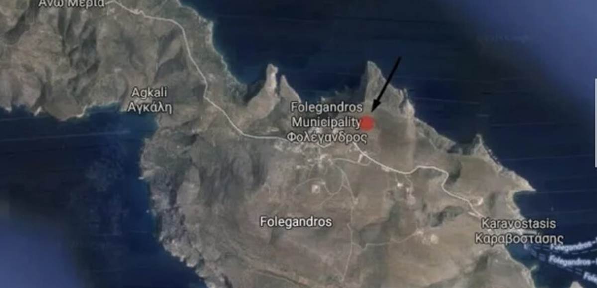 Φολέγανδρος, Χώρα.  Πώληση Αγροτεμαχίου 7.397 Μ2.
