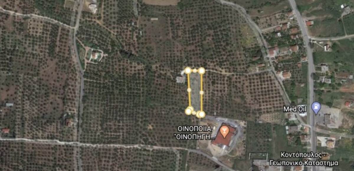 Αριοχώρι Καλαμάτα. Πώληση Οικοπέδου 2.800 Μ2.