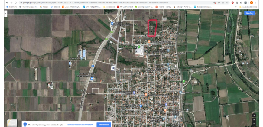 Ορεστιάδα. Πώληση 2 οικοπέδων 1.343 Μ2.