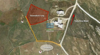 Μύκονος, Ελιά. Πώληση Αγροτεμαχίου 5.107 Μ2.