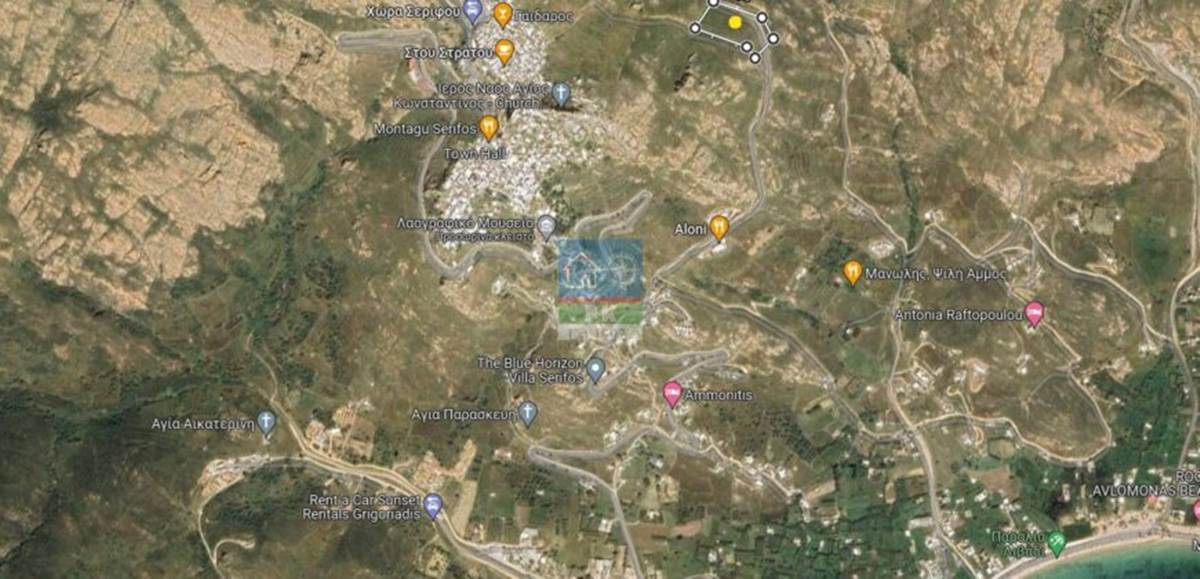 Σέριφος, Κάτω Χώρα. Πώληση Αγροτεμαχίου 8.000 Μ2.