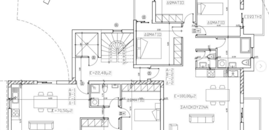 ΔΙΑΜΕΡΙΣΜΑ 71τ.μ